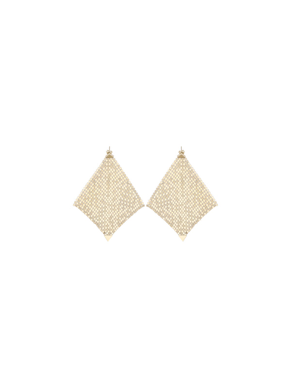Rabanne 100% Brass earrings in gold
