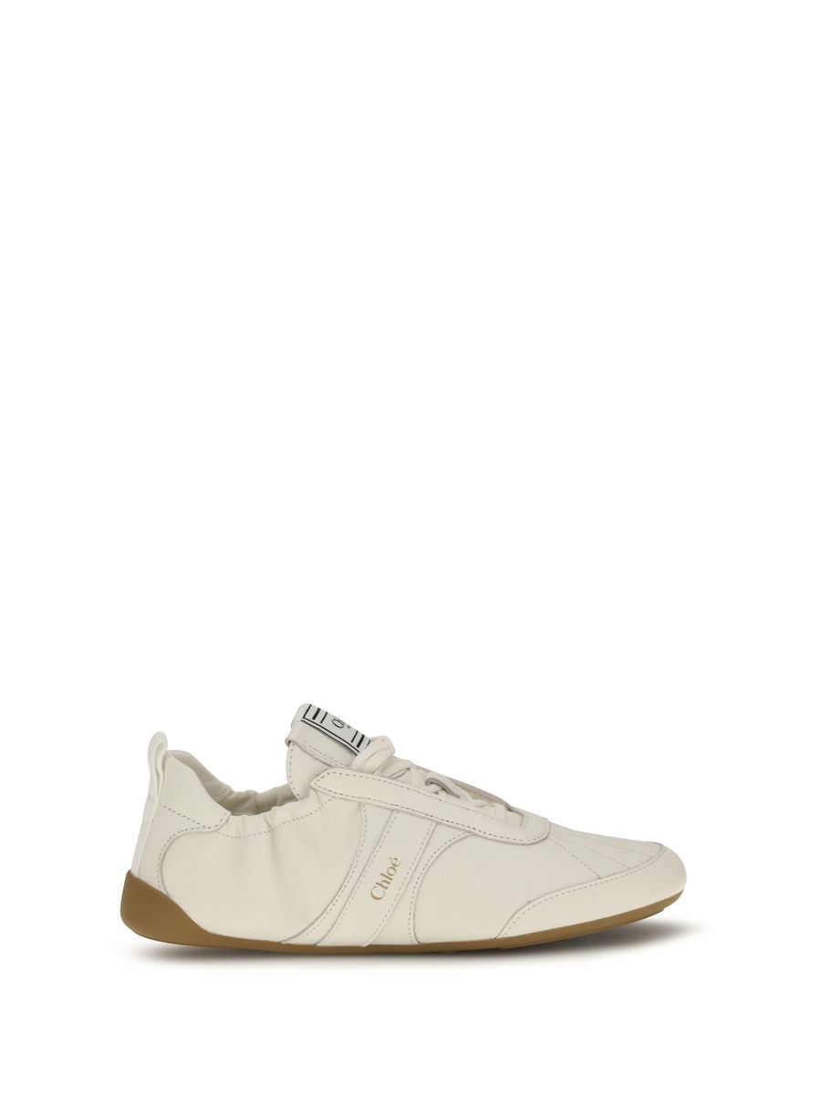 Chloé Upper: 100% Leather; Sole: 100% Rubber sneakers in beige