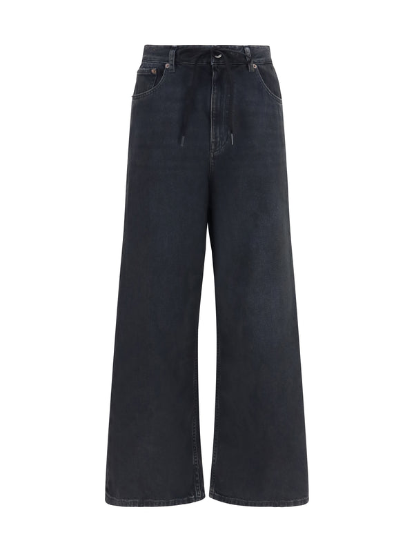 MM6 Maison Margiela 98% Cotton jeans in black
