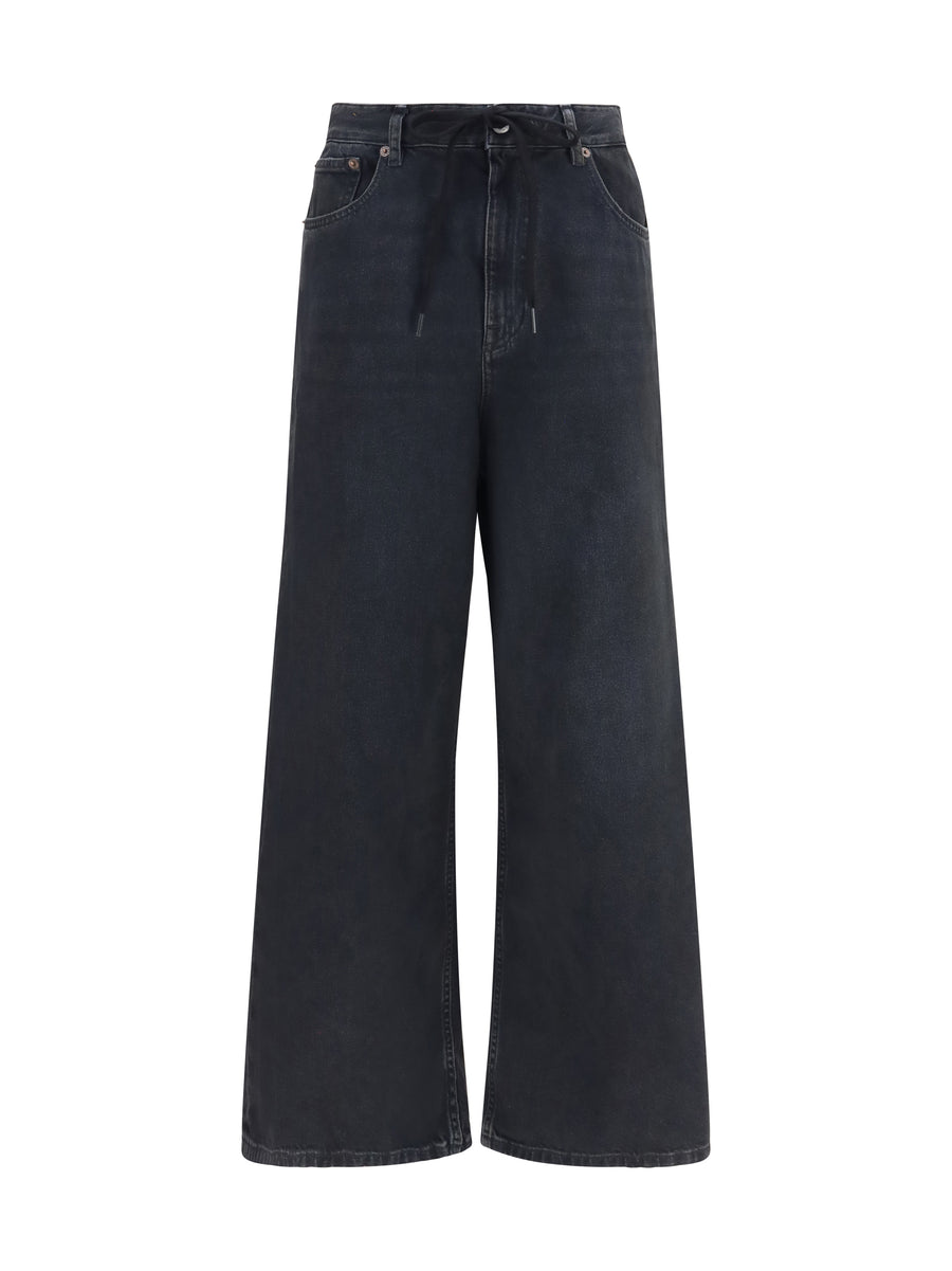 MM6 Maison Margiela 98% Cotton jeans in black