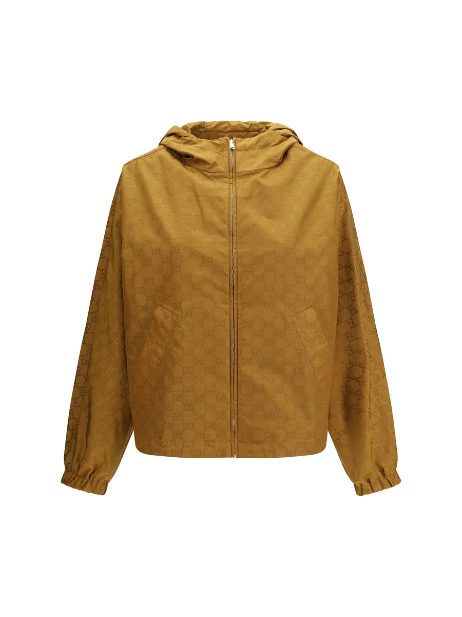 Gucci 100% Nylon jacket in gold