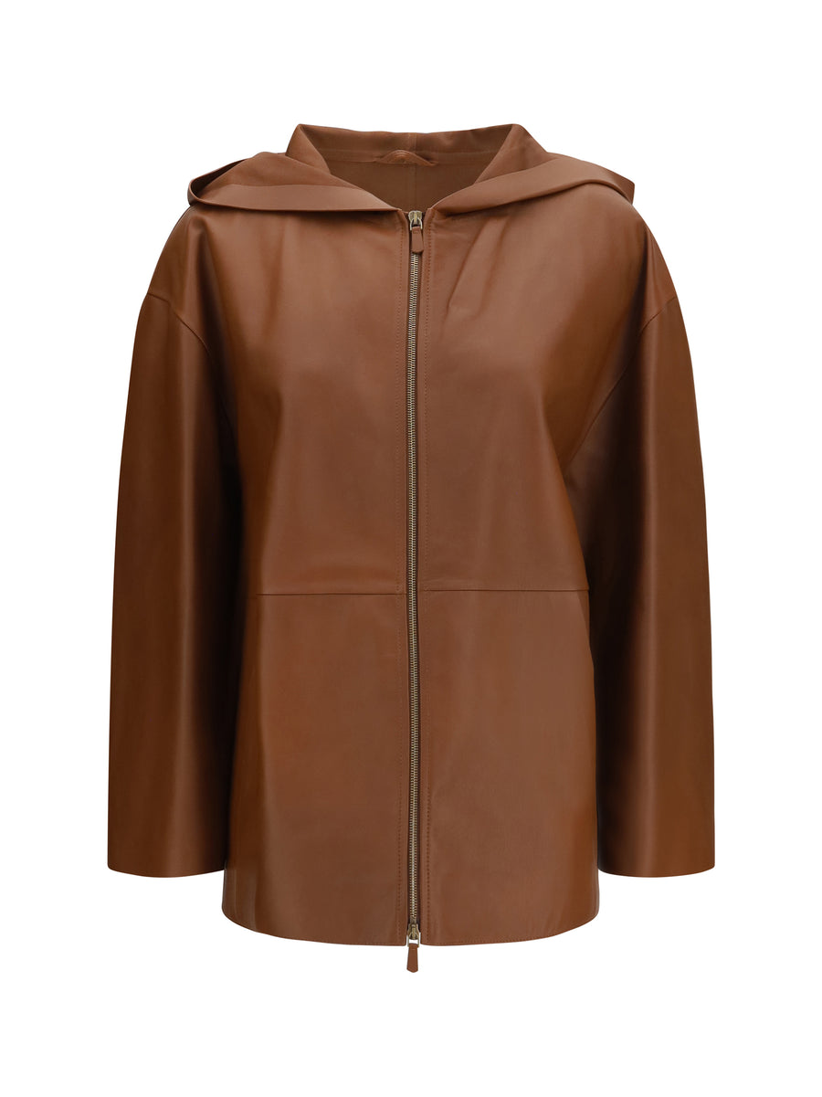 Cinoso Leather Jacket Cuoio Lamb Ovis Aries