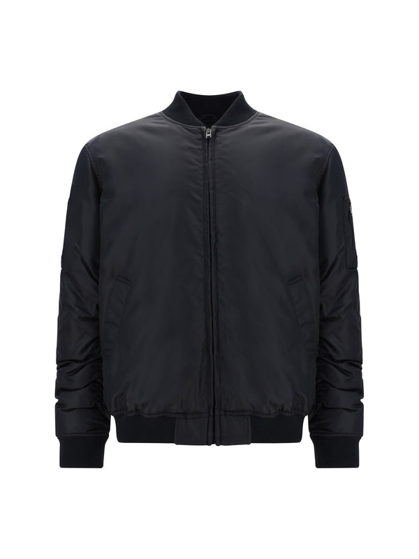 Moschino 100% Polyamide bomber jacket in black