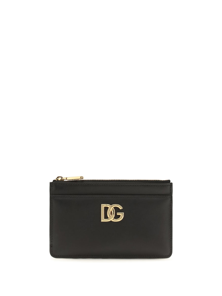 Dolce & Gabbana 100% calf leather (Bos taurus) card case in black