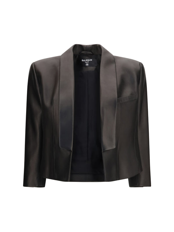 Balmain 100% Lamb blazer in black