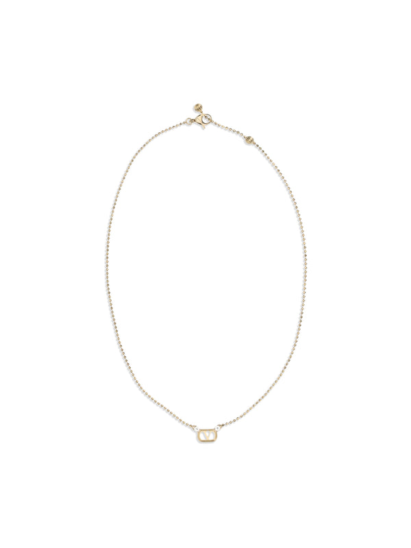 Valentino Garavani Metal with Swarovski® crystals necklace in gold