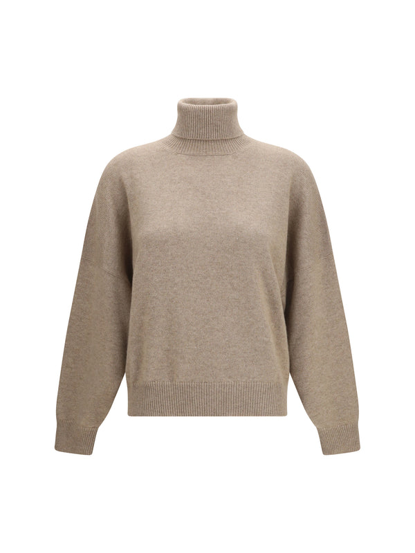 Brunello Cucinelli 100% Cashmere sweater in brown