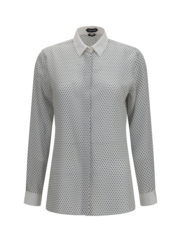 Tom Ford 100% Silk shirt in gray