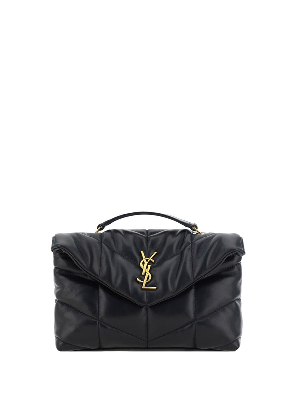 Saint Laurent 100% lamb ovis aries shoulder bag in black
