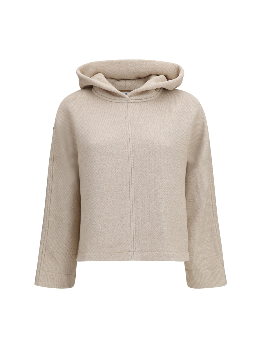 Max Mara Pure 91% Cotton sweatshirt in beige