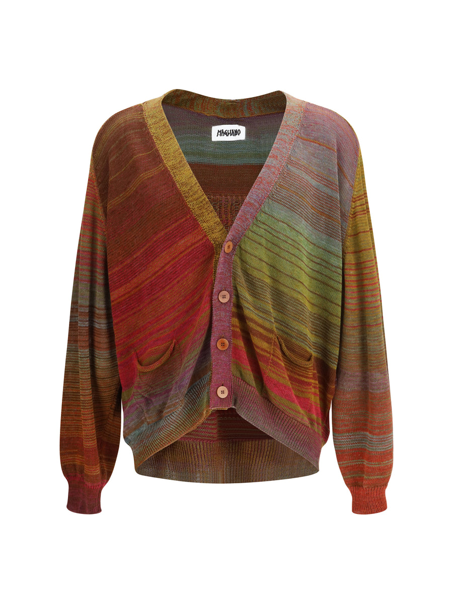 Magliano 100% Cotton cardigan in multicolor
