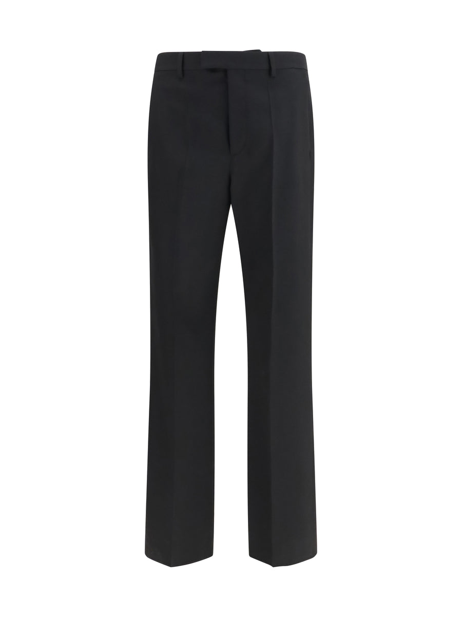 Valentino 100% Merino Wool Ovis Aries trousers in black