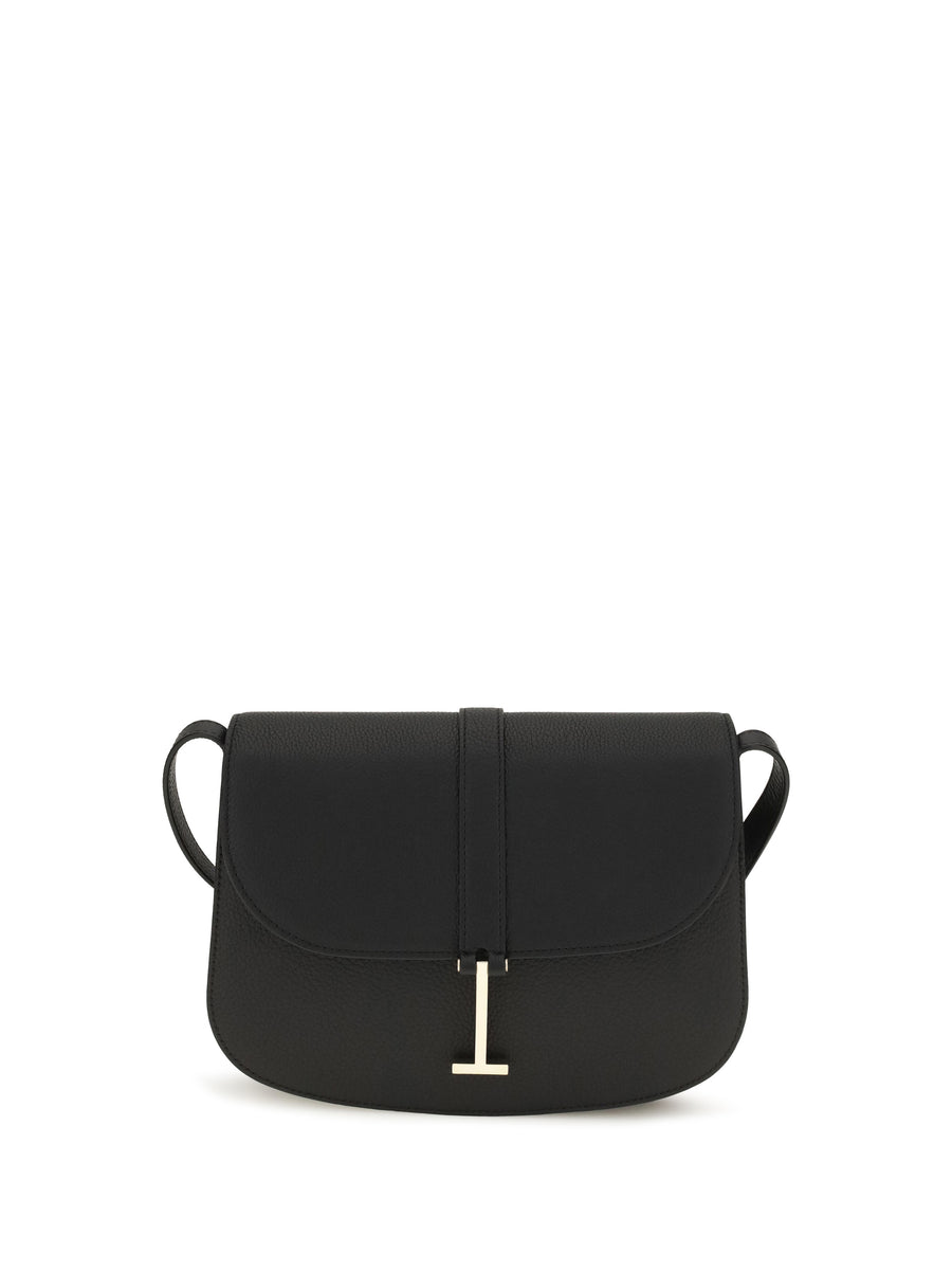 Tom Ford 100% Calf Leather Bos Taurus crossbody bag in black