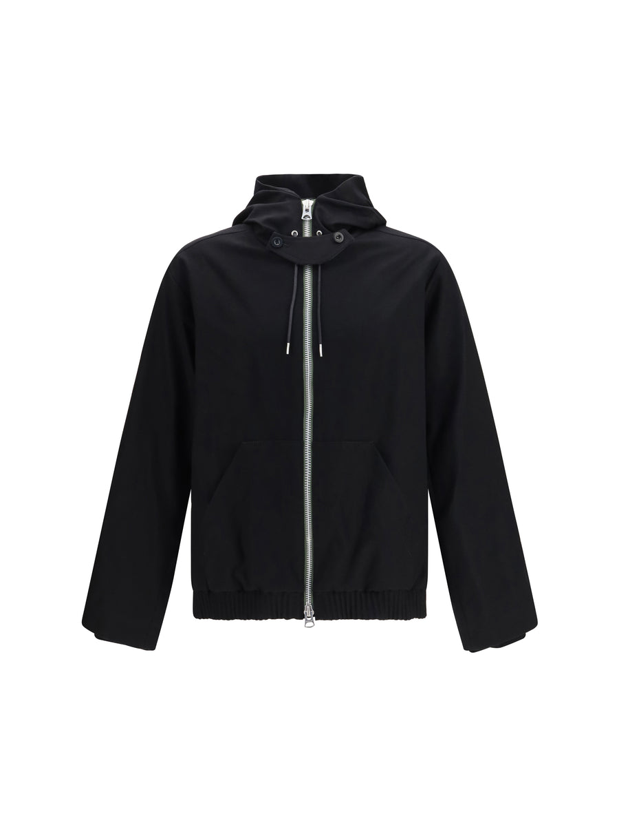 Sacai 100% Merino Wool jacket in black