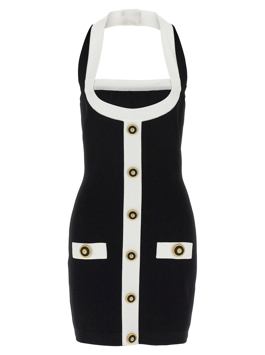 Balmain فستان — أسود