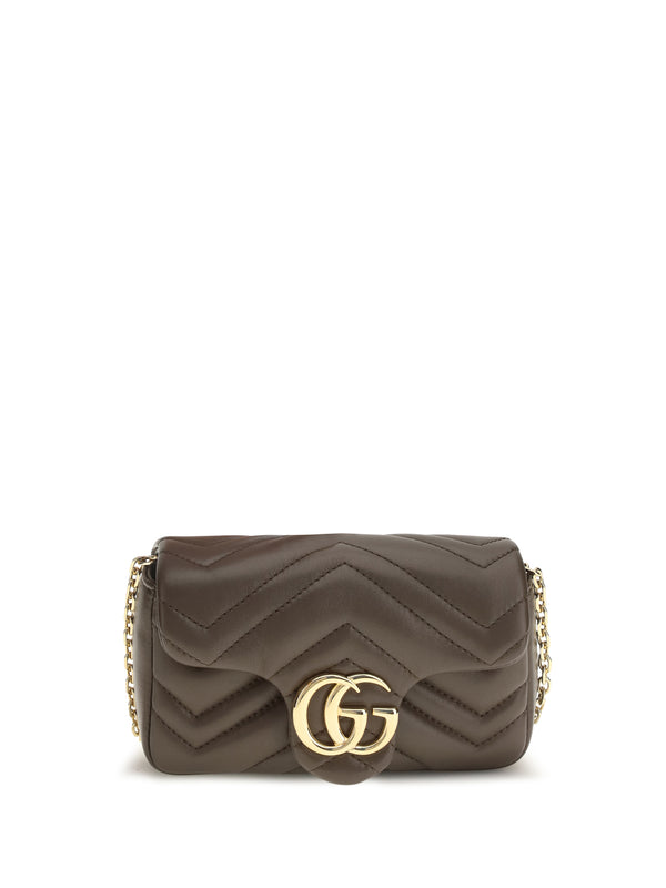 Gucci 100% Calf Leather Bos Taurus shoulder bag in brown
