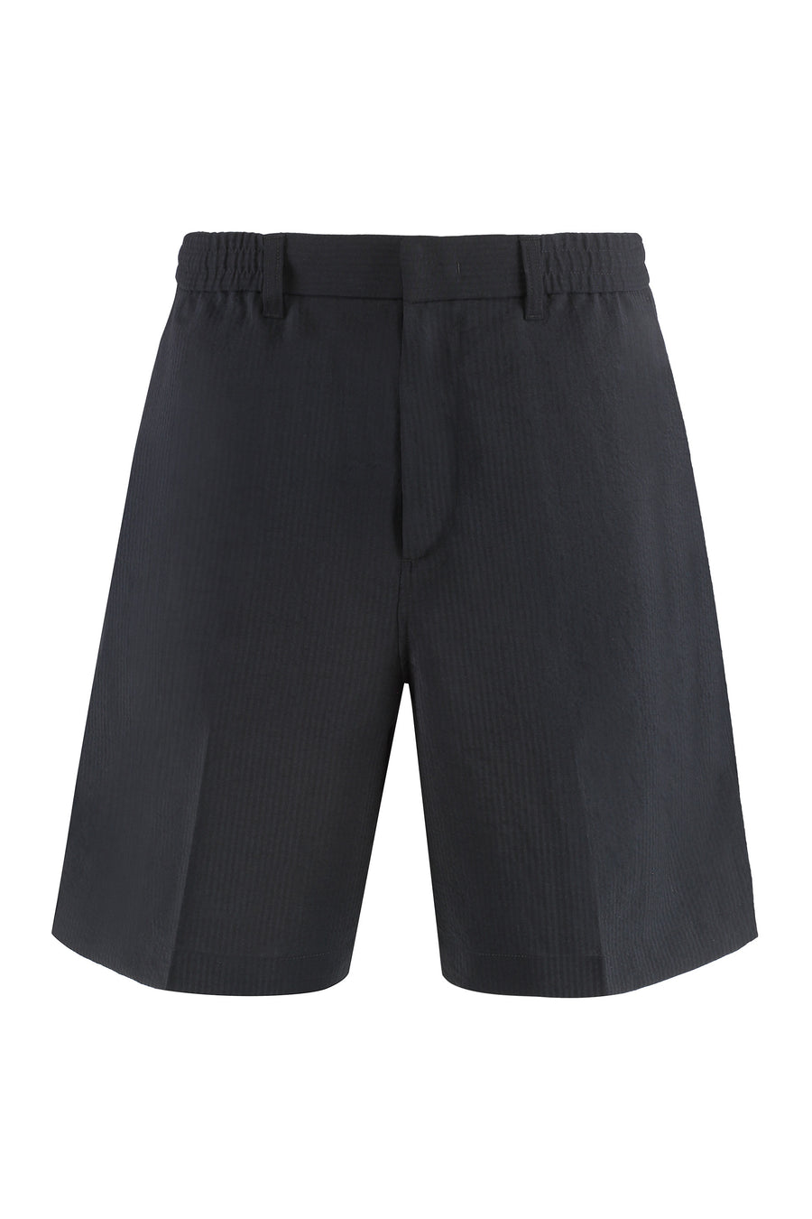 Bermuda Shorts Techno Fabric Blue Polyester