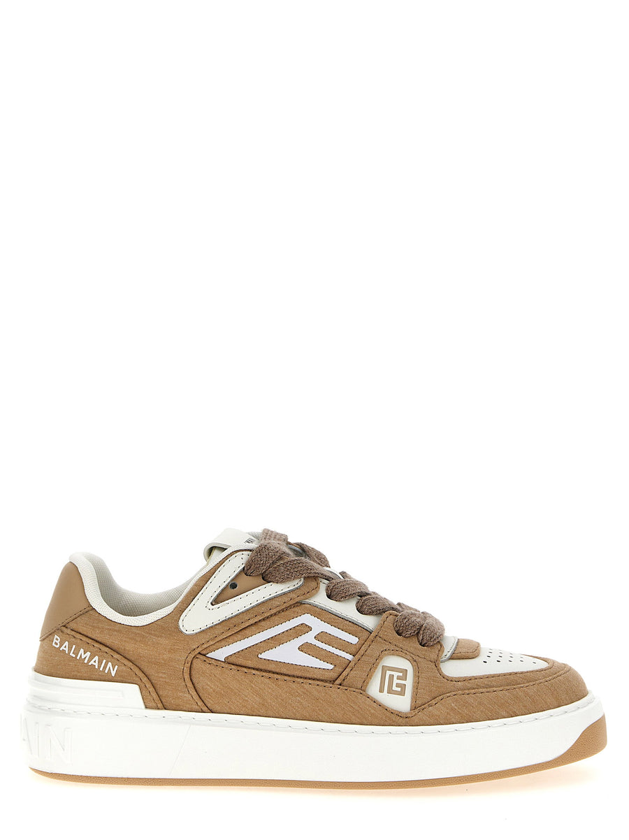 Balmain B-Court Sneaker — Tan