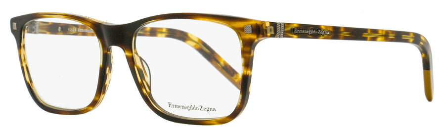 Zegna EZ5187 Plastic (Acetate) eyeglasses in brown
