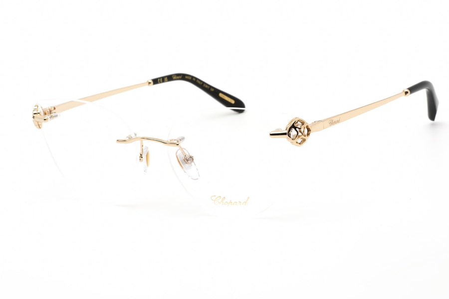 Chopard Vchf87s Eyeglasses Rose Gold