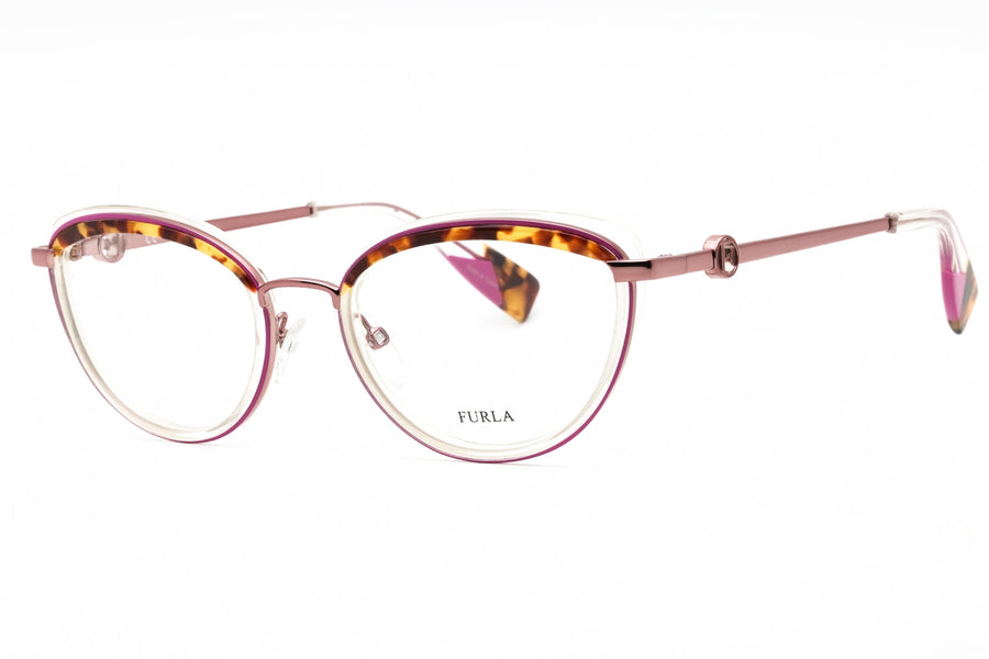 Furla Vfu357 Eyeglasses Burgundy