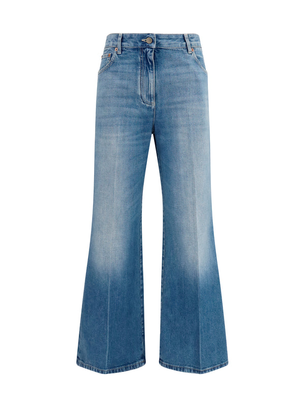 Valentino 100% cotton jeans in blue