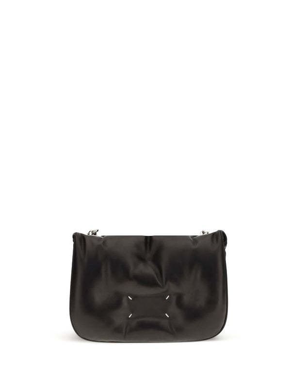 Maison Margiela 100% lamb shoulder bag in black