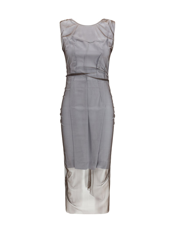 Maison Margiela 82% Polyamide; 18% Elastane dress in gray