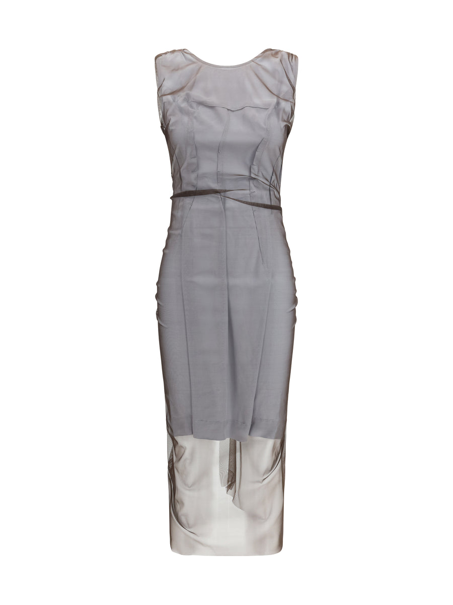 Maison Margiela 82% Polyamide; 18% Elastane dress in gray