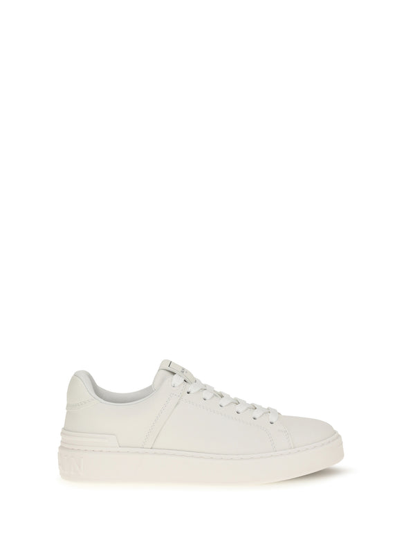 Balmain Upper: 100% calf leather; Sole: 100% rubber sneaker in white