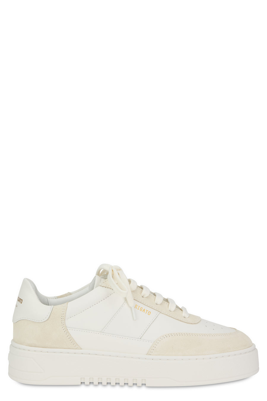 Sneakers High-Platform White Polyester Trainers