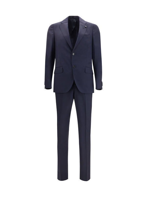 Lardini 100% Virgin Wool pant suit in navy