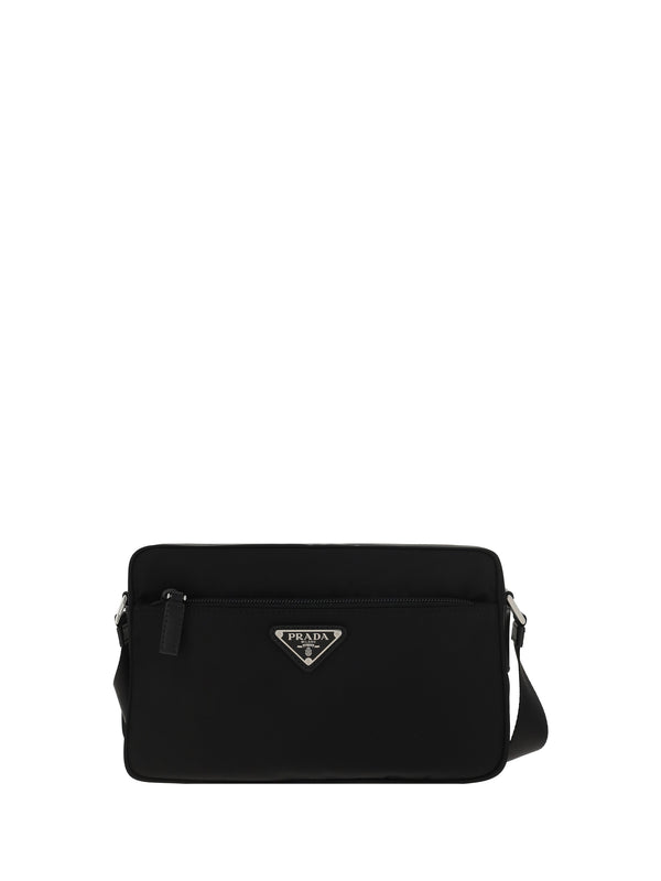 Prada 100% Recycled Polyamide crossbody bag in black