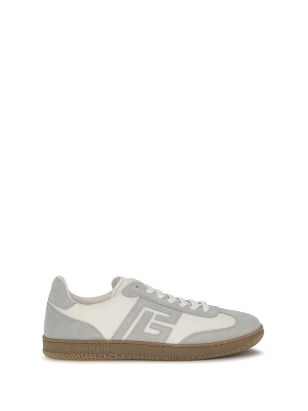 Balmain Upper: 100% calf leather; Sole: 100% rubber sneaker in gray