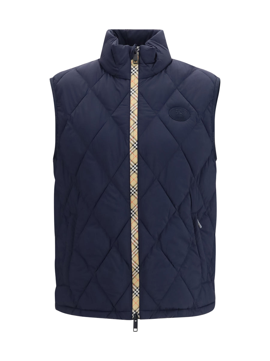 Down Vest Navy Blazers & Vests