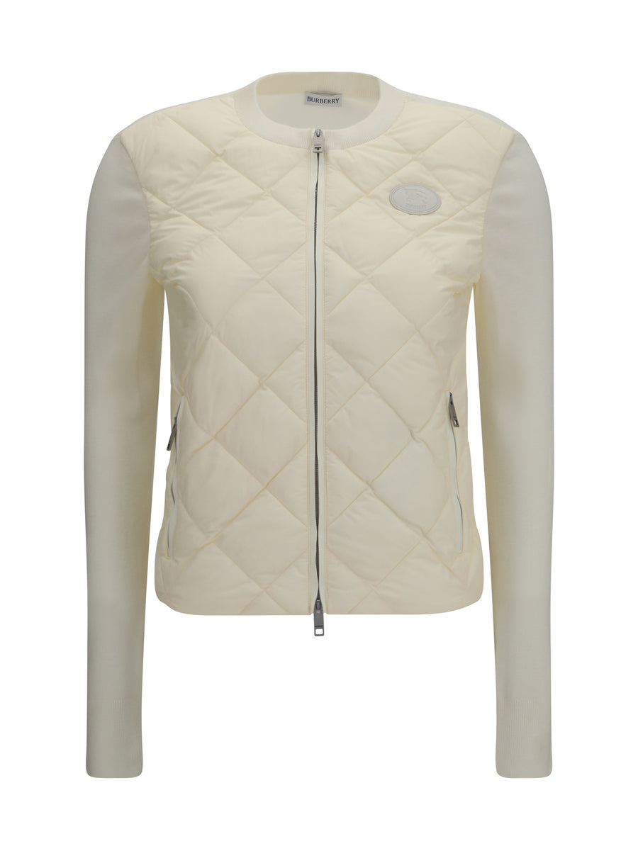 Burberry 100% Polyamide vest in white