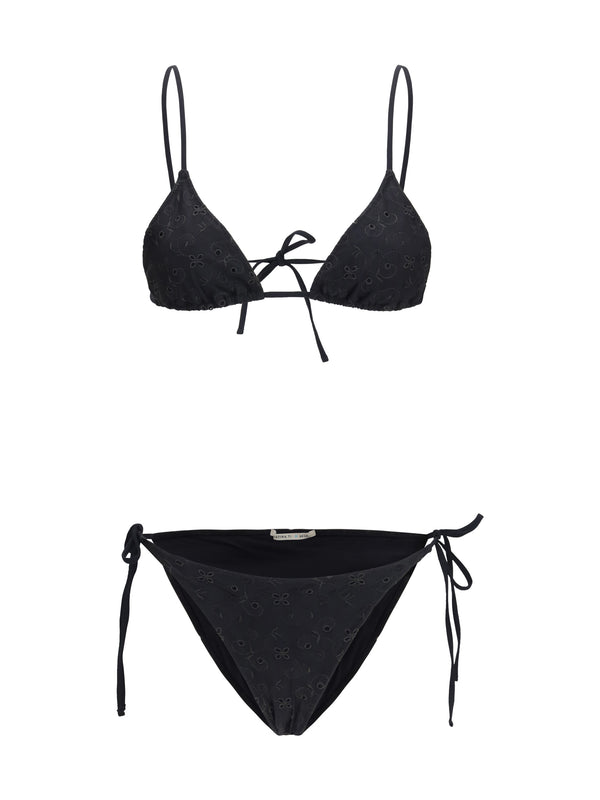 Kristina Ti 96% Polyester; 4% Spandex bikini in black