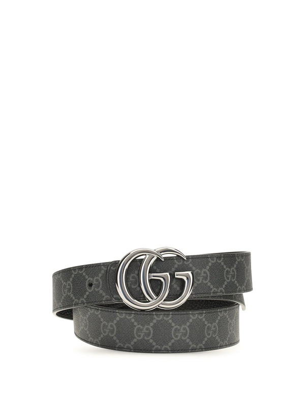 Gucci 100% calf leather Bos Taurus belt in black