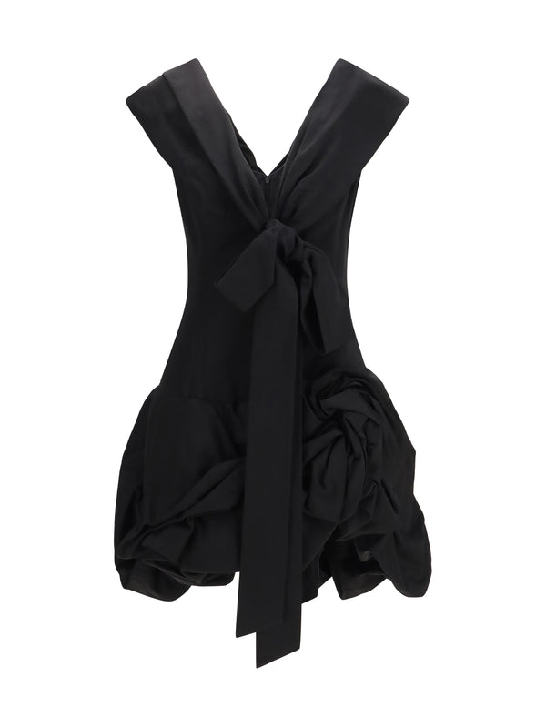 Magda Butrym 51% Cotton dress in black