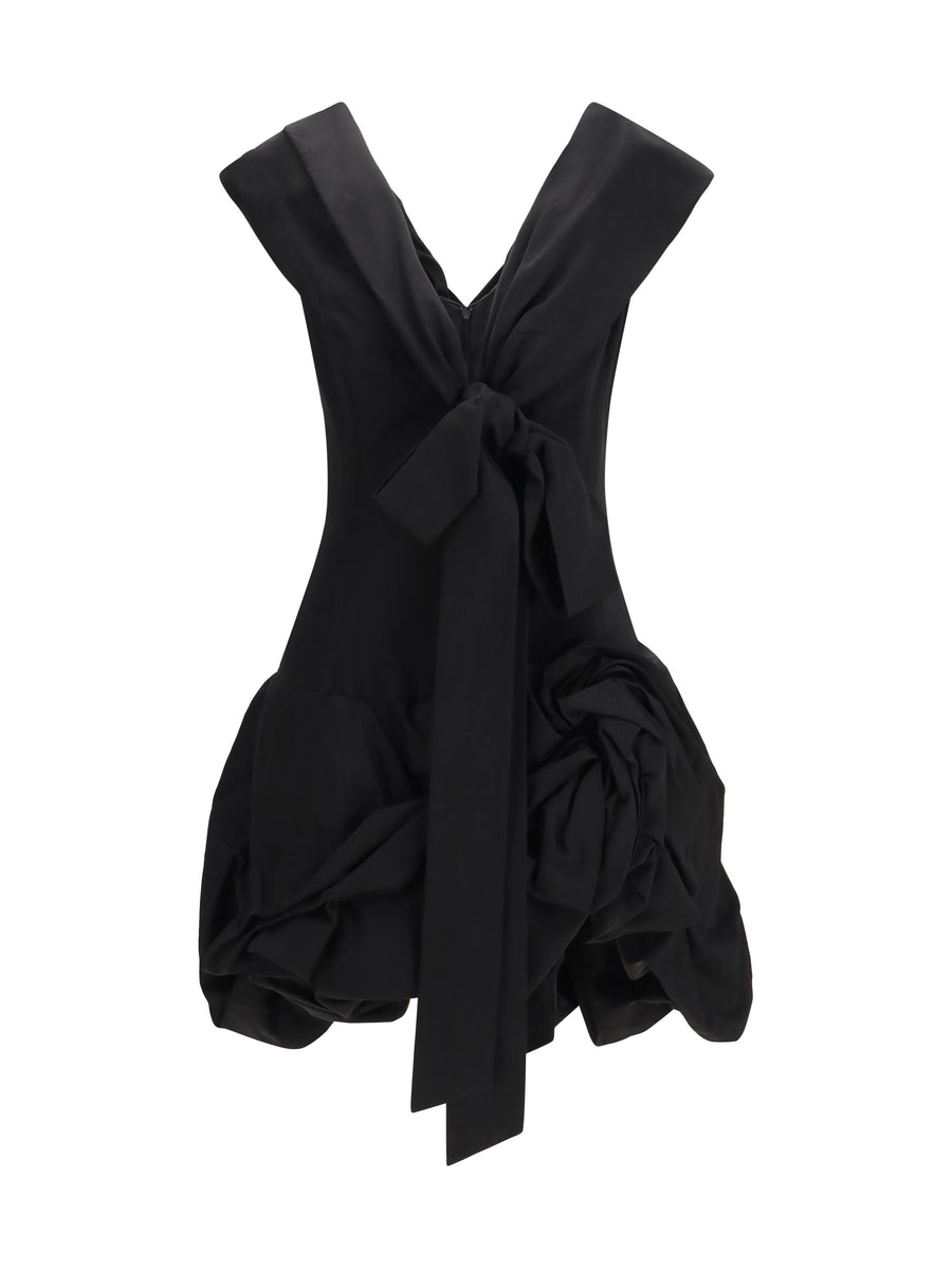 Magda Butrym 51% Cotton dress in black