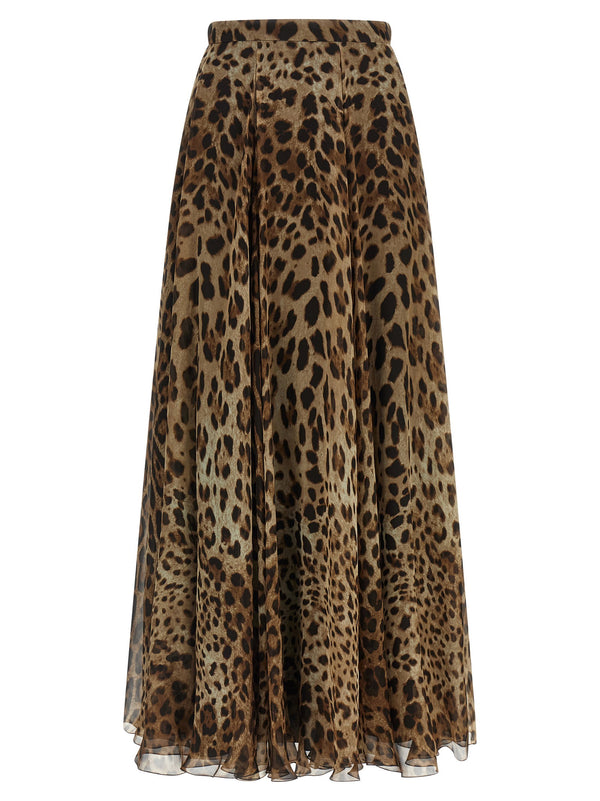 Dolce & Gabbana Leo Skirt — Leopard