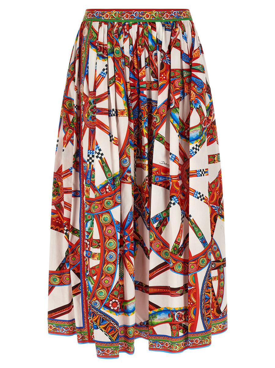 Dolce & Gabbana Carretto Skirt — multicolor