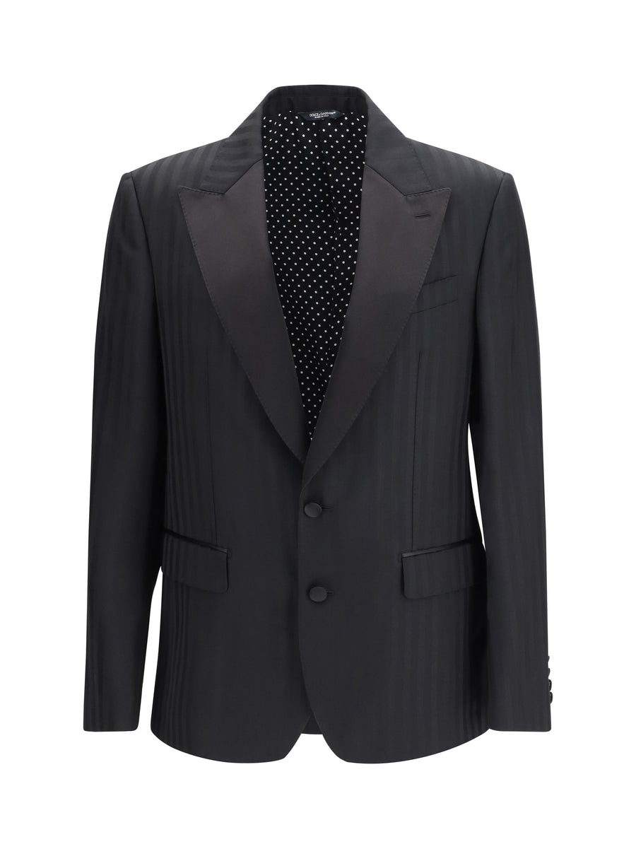 Dolce & Gabbana 86% Wool blazer in black