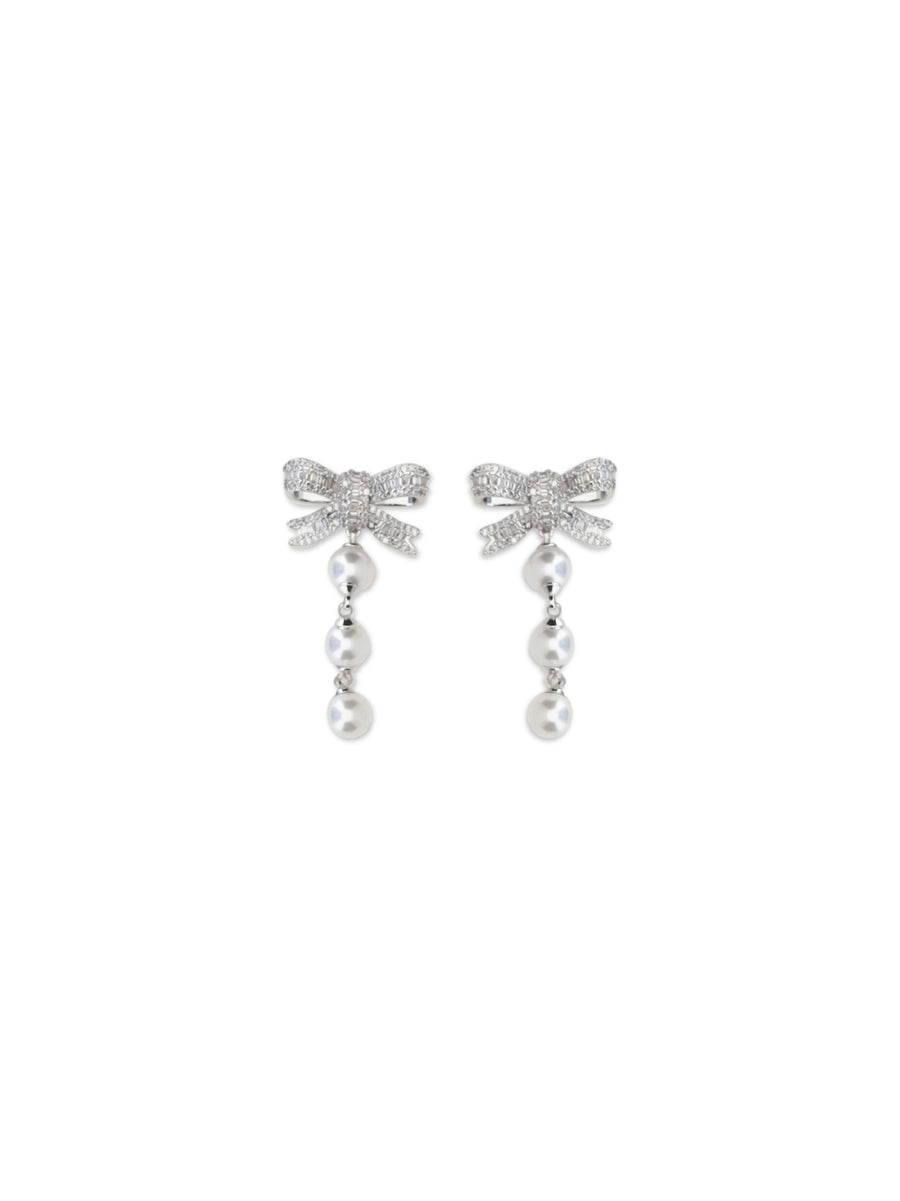 Self-Portrait 100% Brass earrings in silver