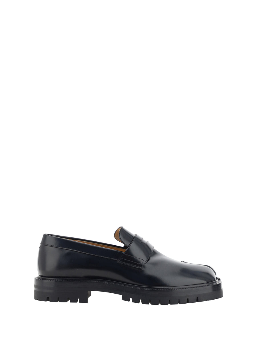 Maison Margiela 100% Calf Leather Bos Taurus loafer in black
