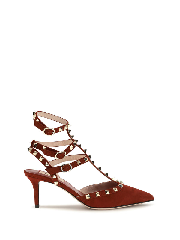 Valentino Garavani Upper: 100% suede; Sole: 100% calf leather heels in red