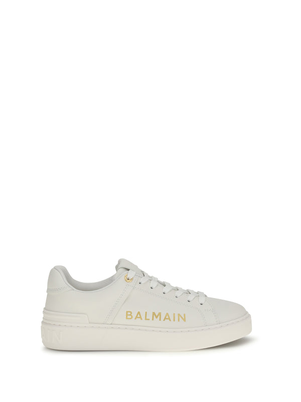 Balmain Upper: 100% calf leather; Sole: 100% rubber sneaker in white
