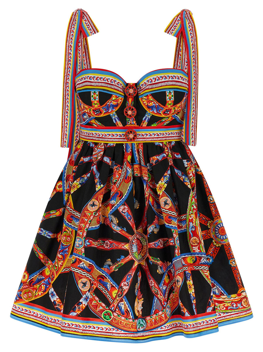 Dolce & Gabbana Carretto Dress — Black