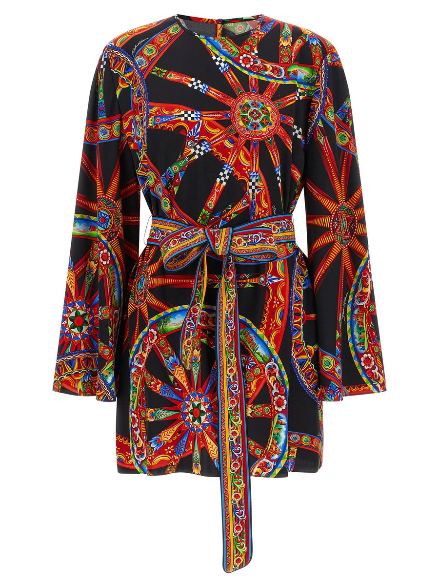 Dolce & Gabbana Carretto Dress — Black