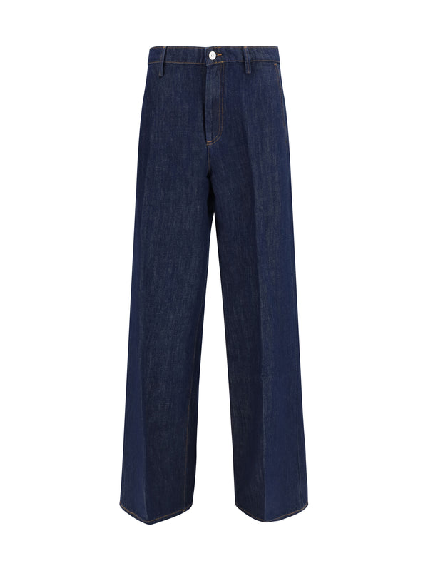 7for 60% Cotton jeans in navy
